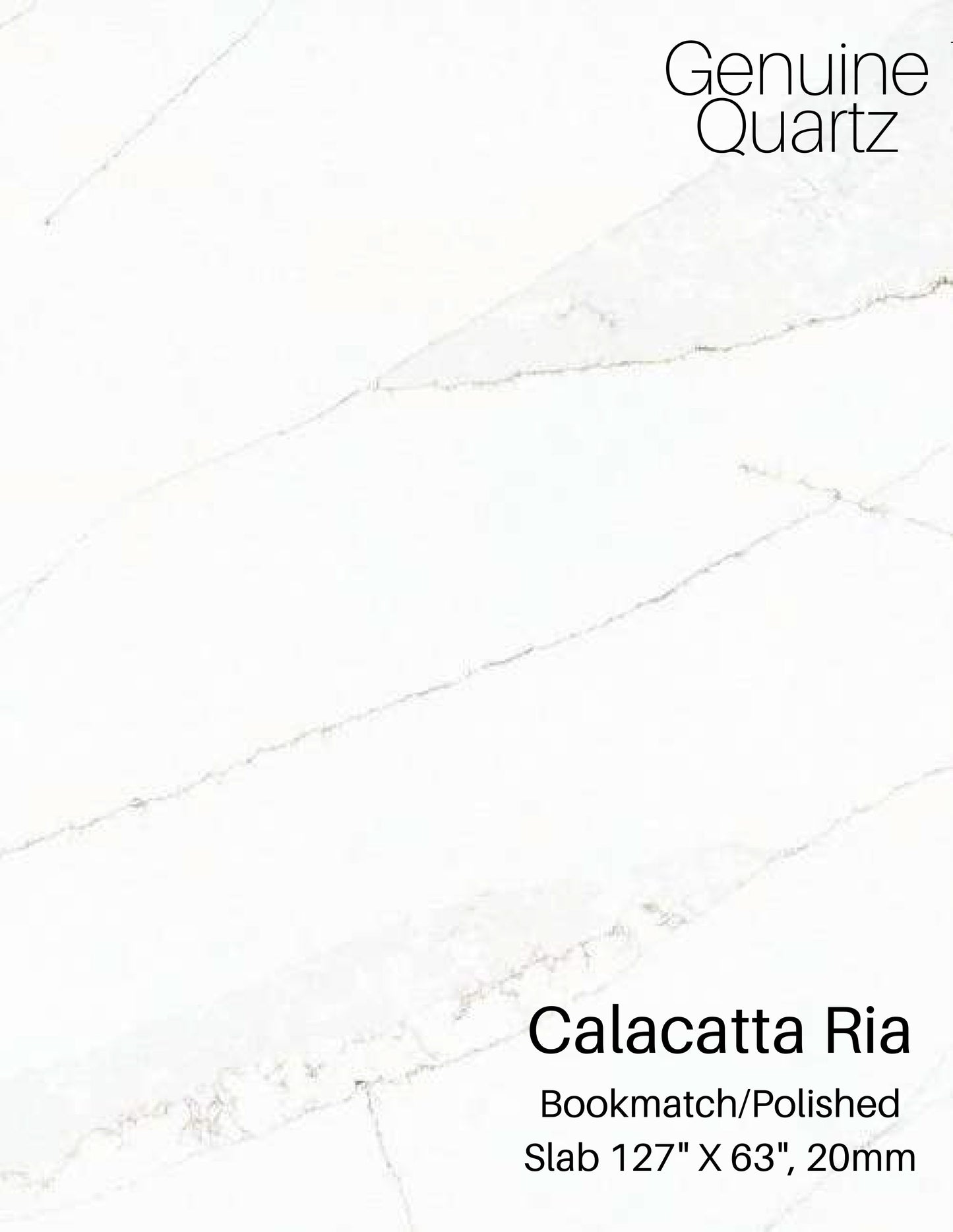 Calacatta Ria Quartz Slab