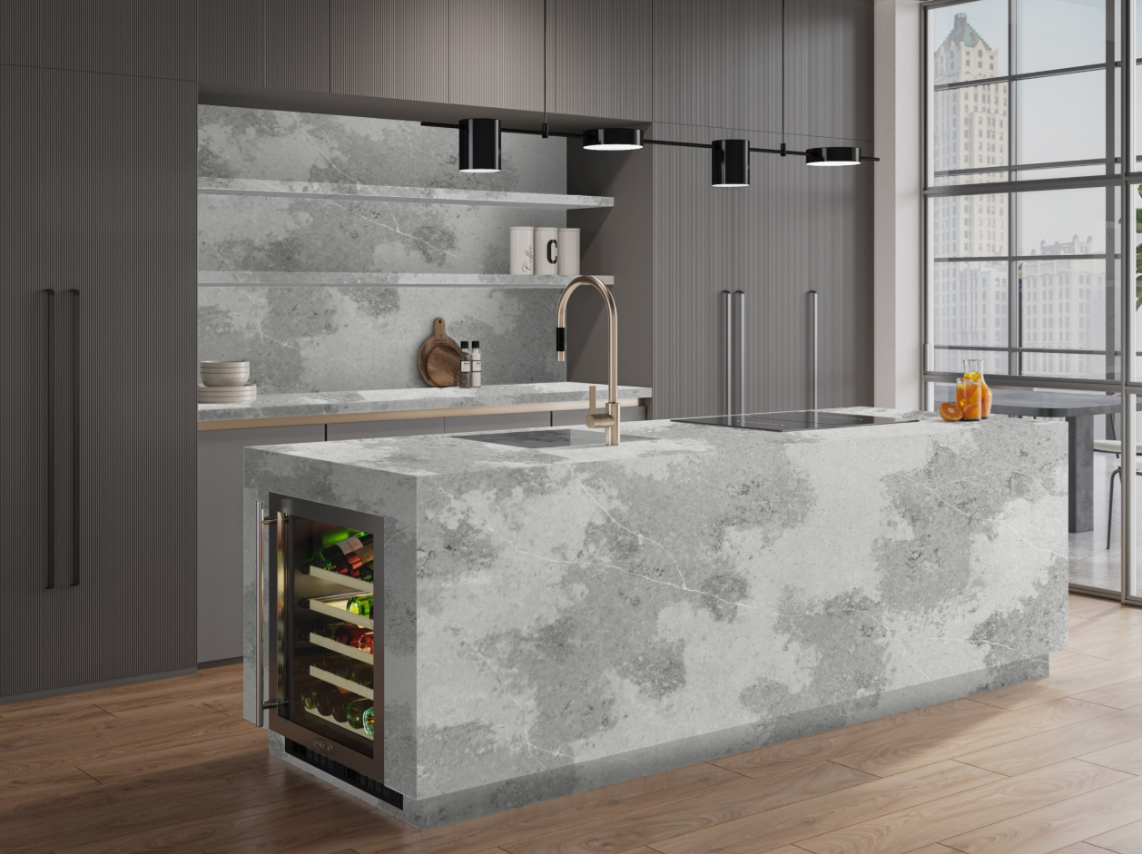 Galactic Leather Quartz Slab