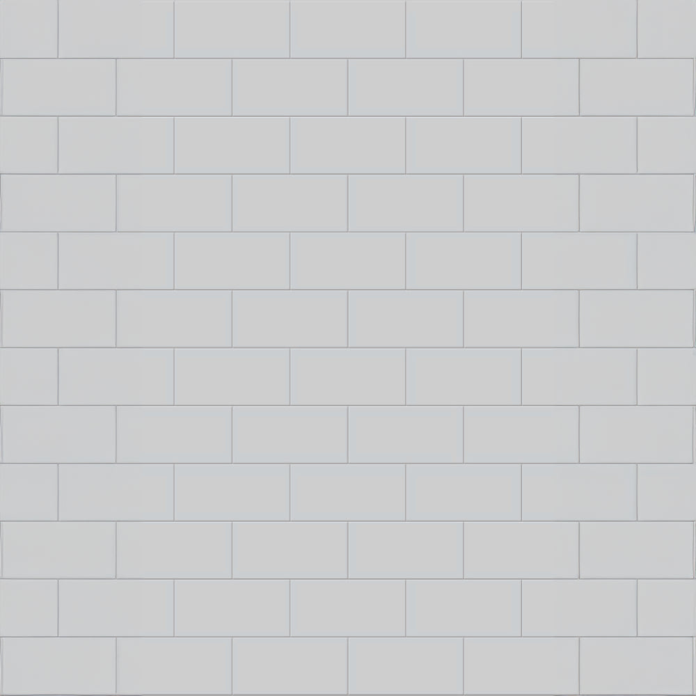 Grey Subway Tile SMC Shower Wall Panel