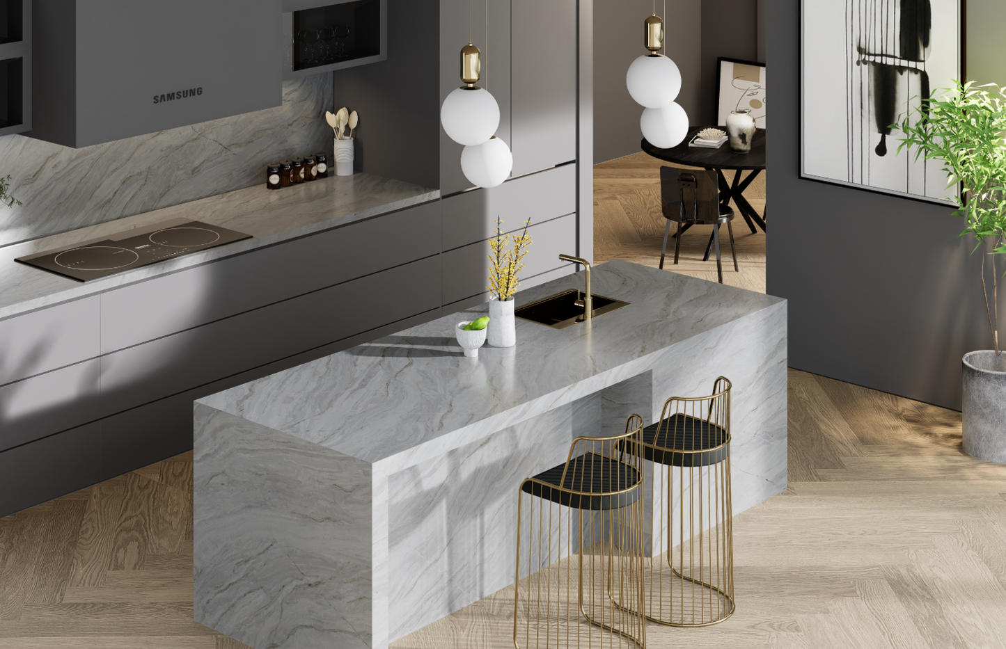 Havana Encore Quartz Slab