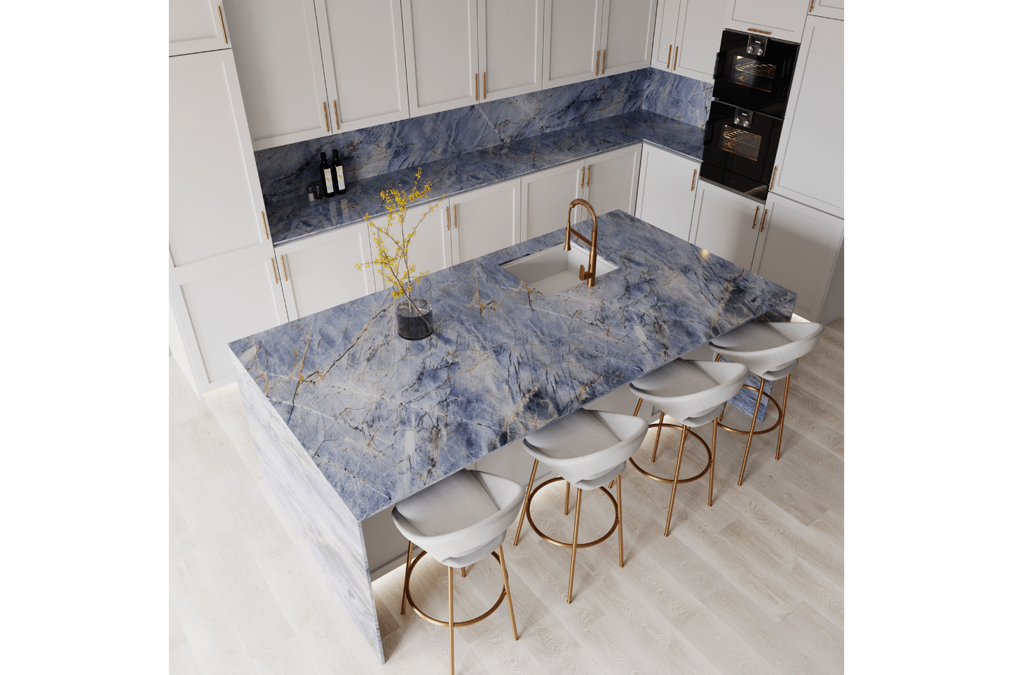 Ijen Blue Quartzite Slab