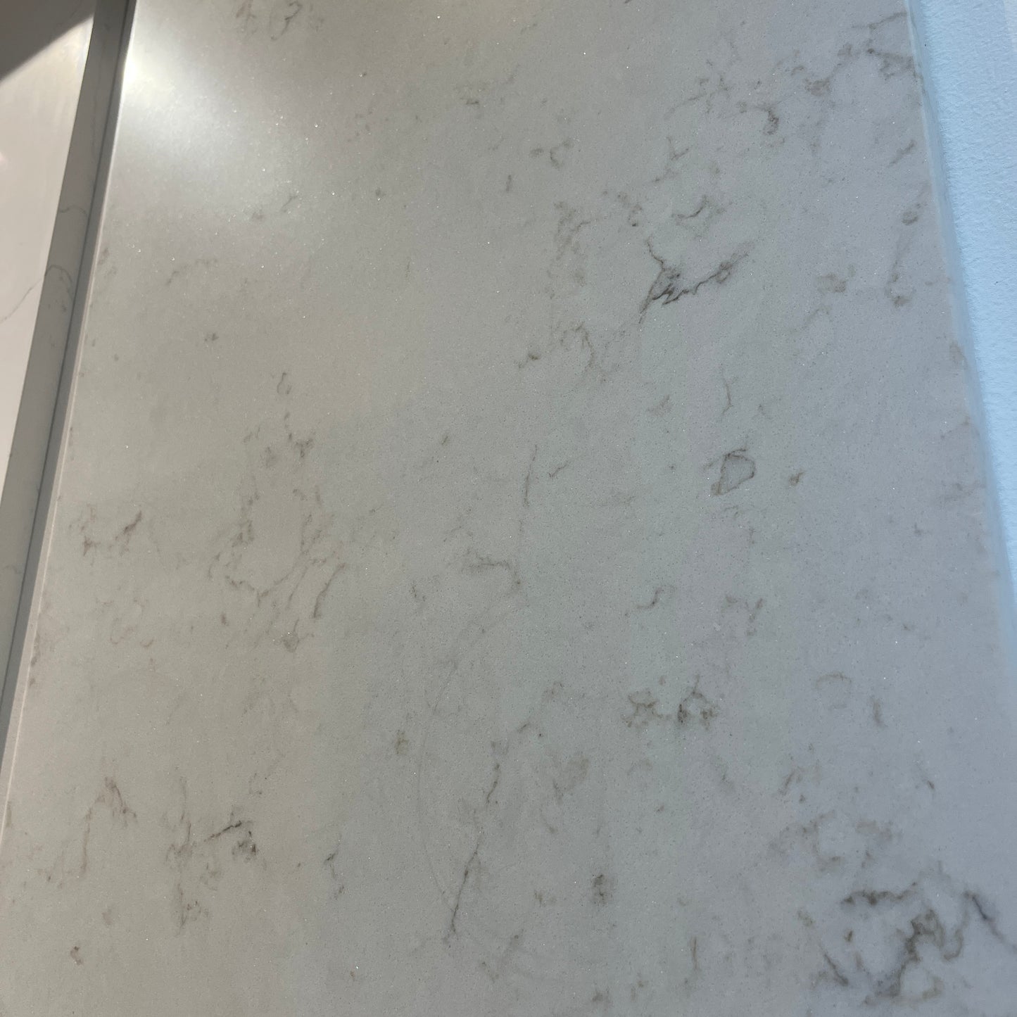 White Carrara Quartz Slab