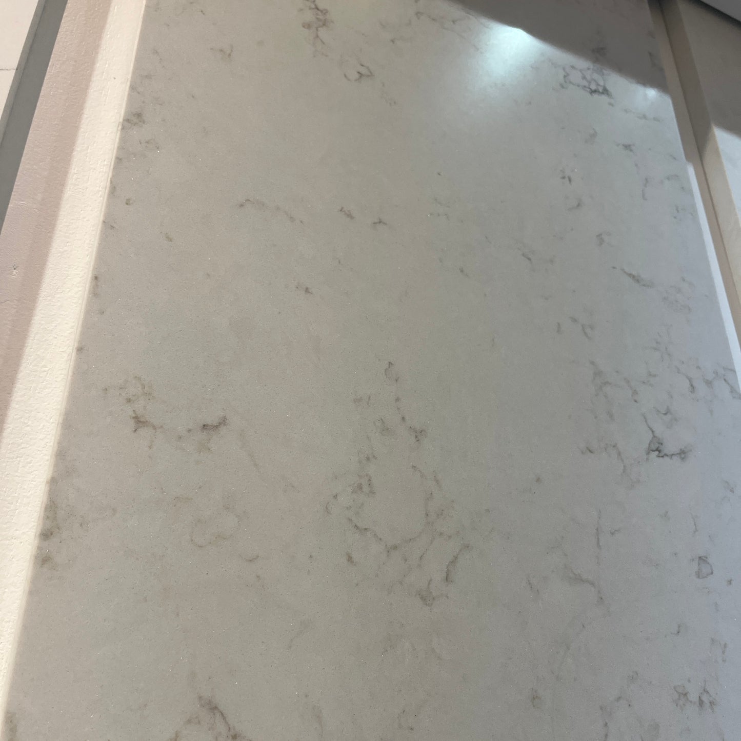 White Carrara Quartz Slab