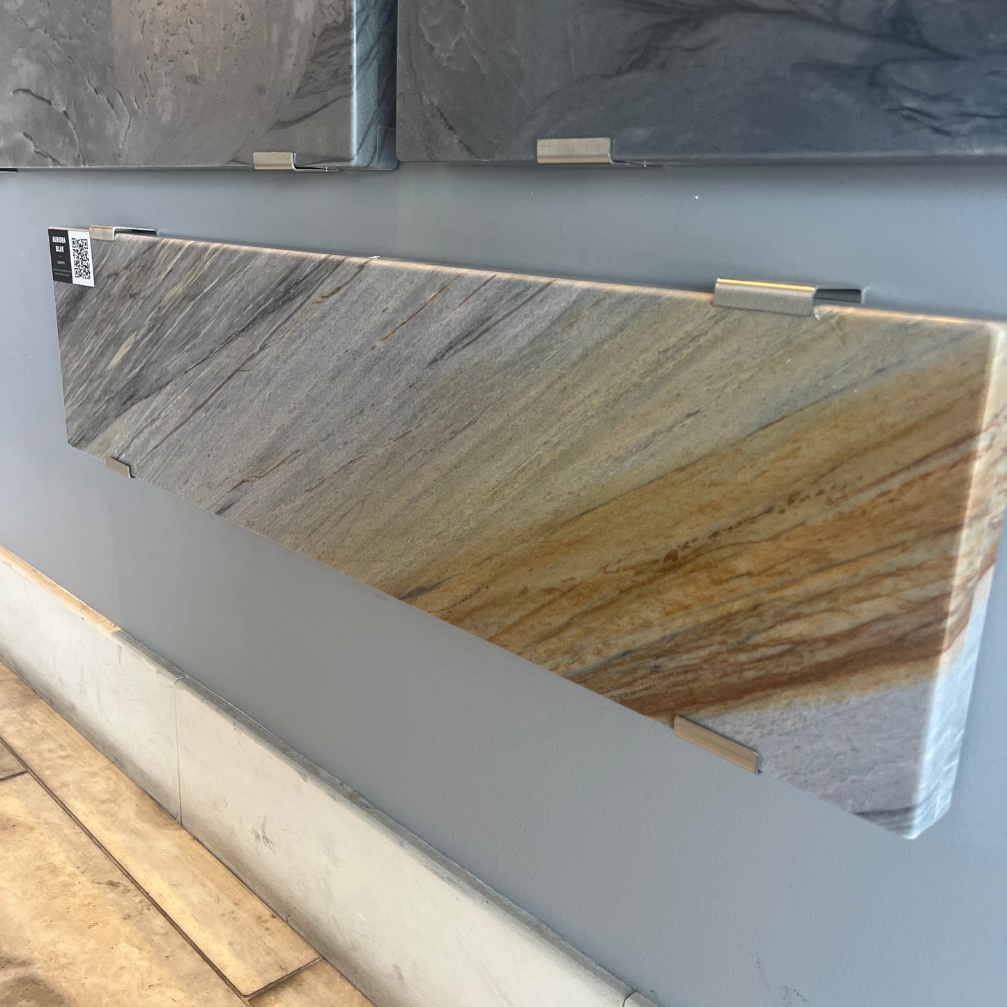 Aurora Blue Quartzite Slab
