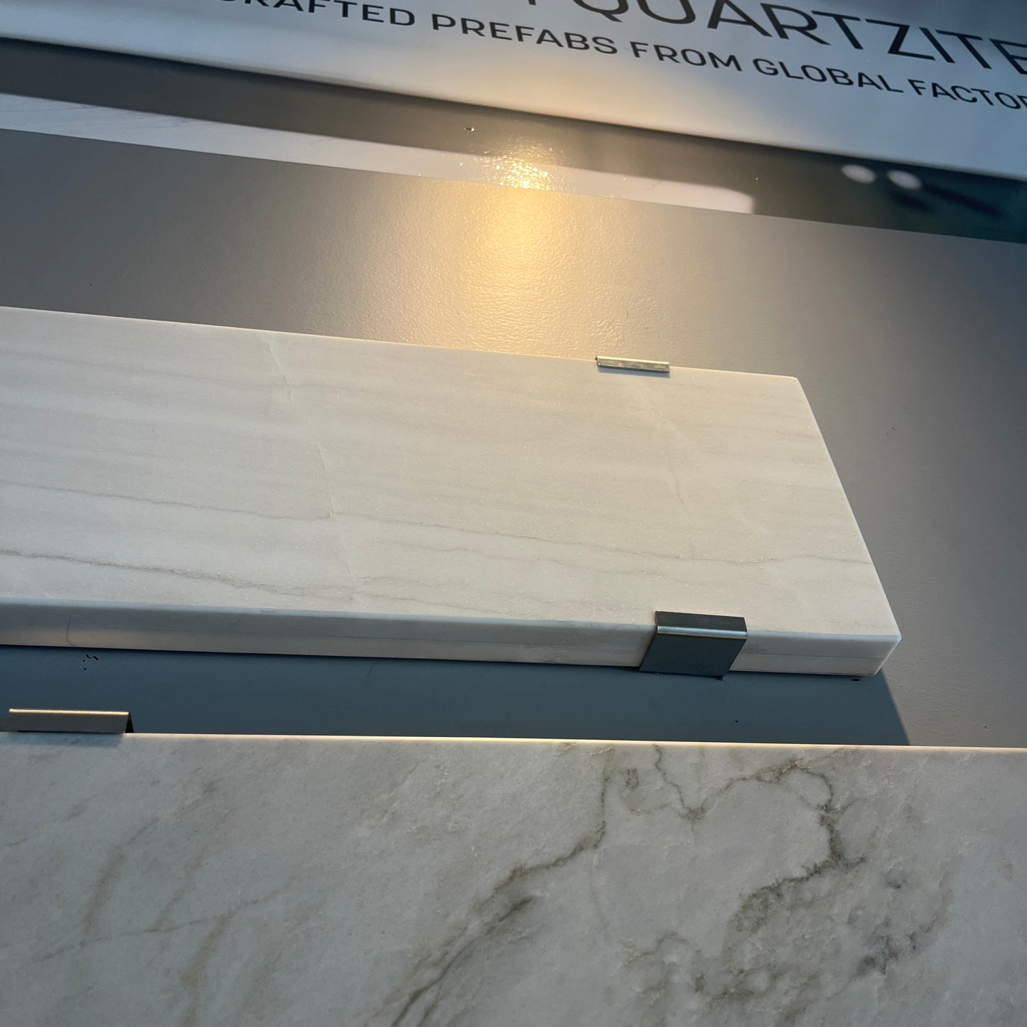 White Lux Quartzite Slab