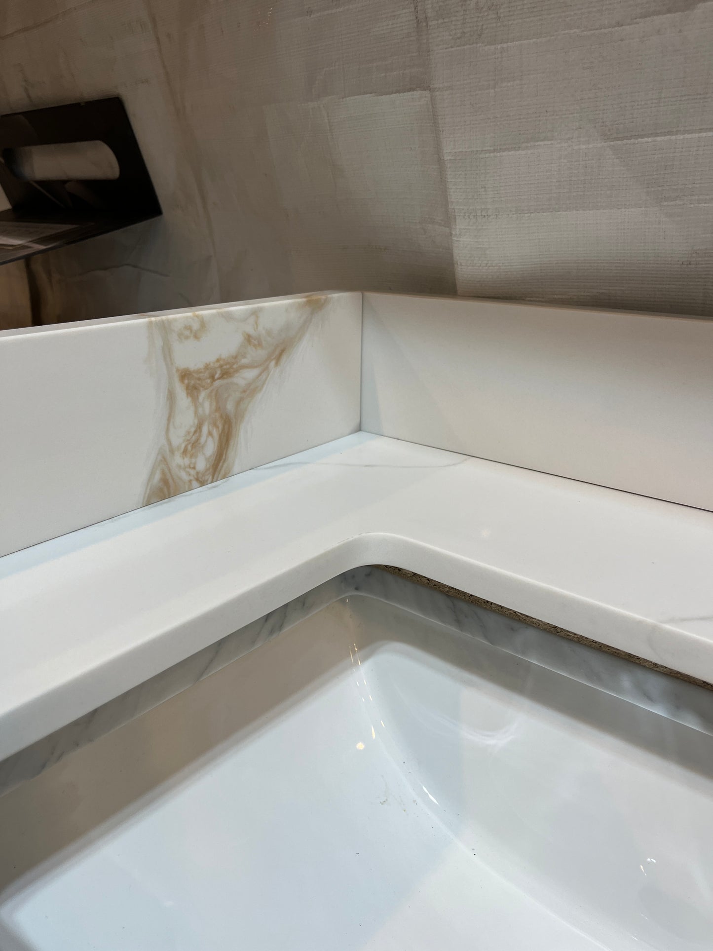 Fantasy Gold Quartz Vanity Top