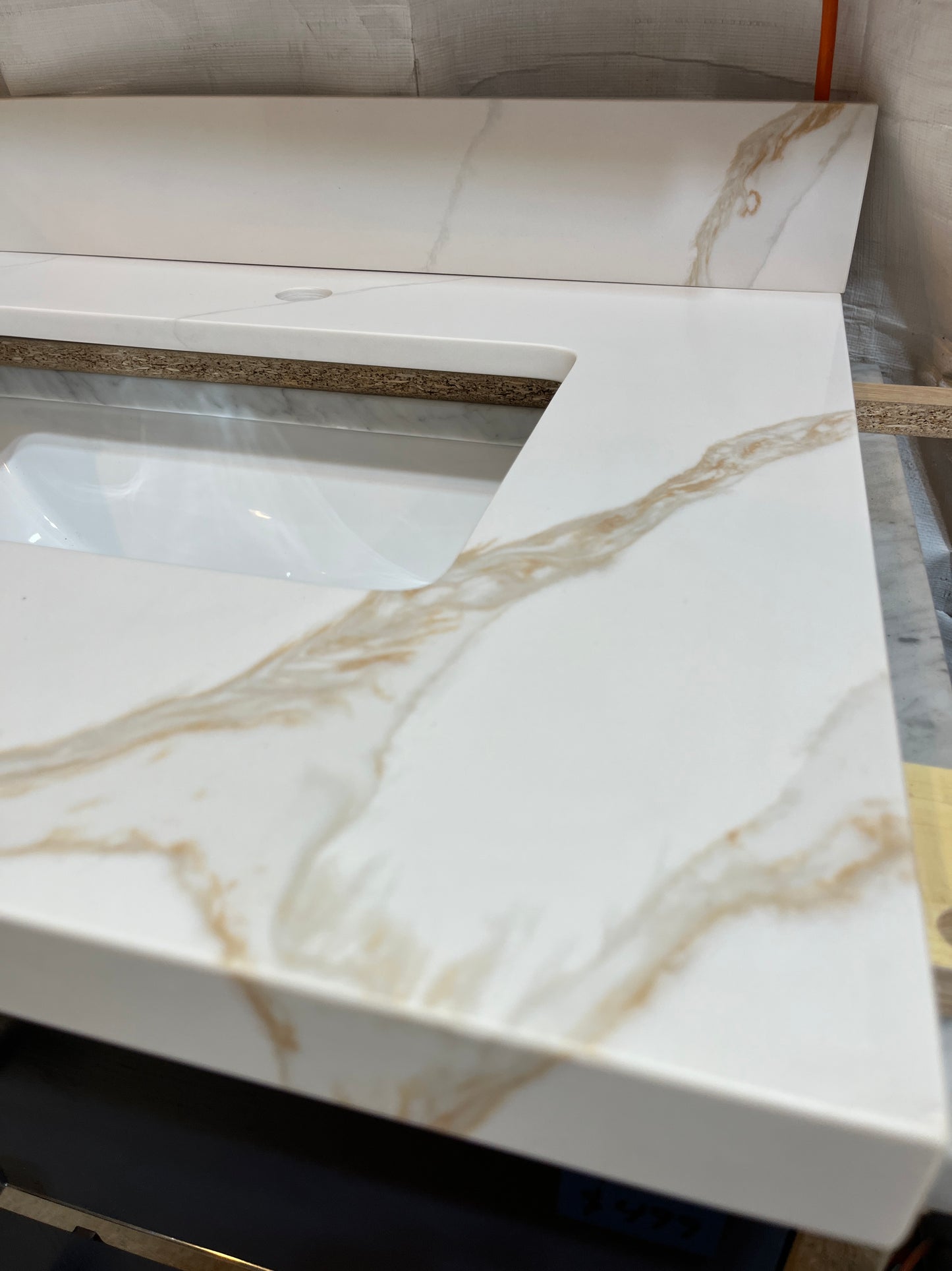 Fantasy Gold Quartz Vanity Top