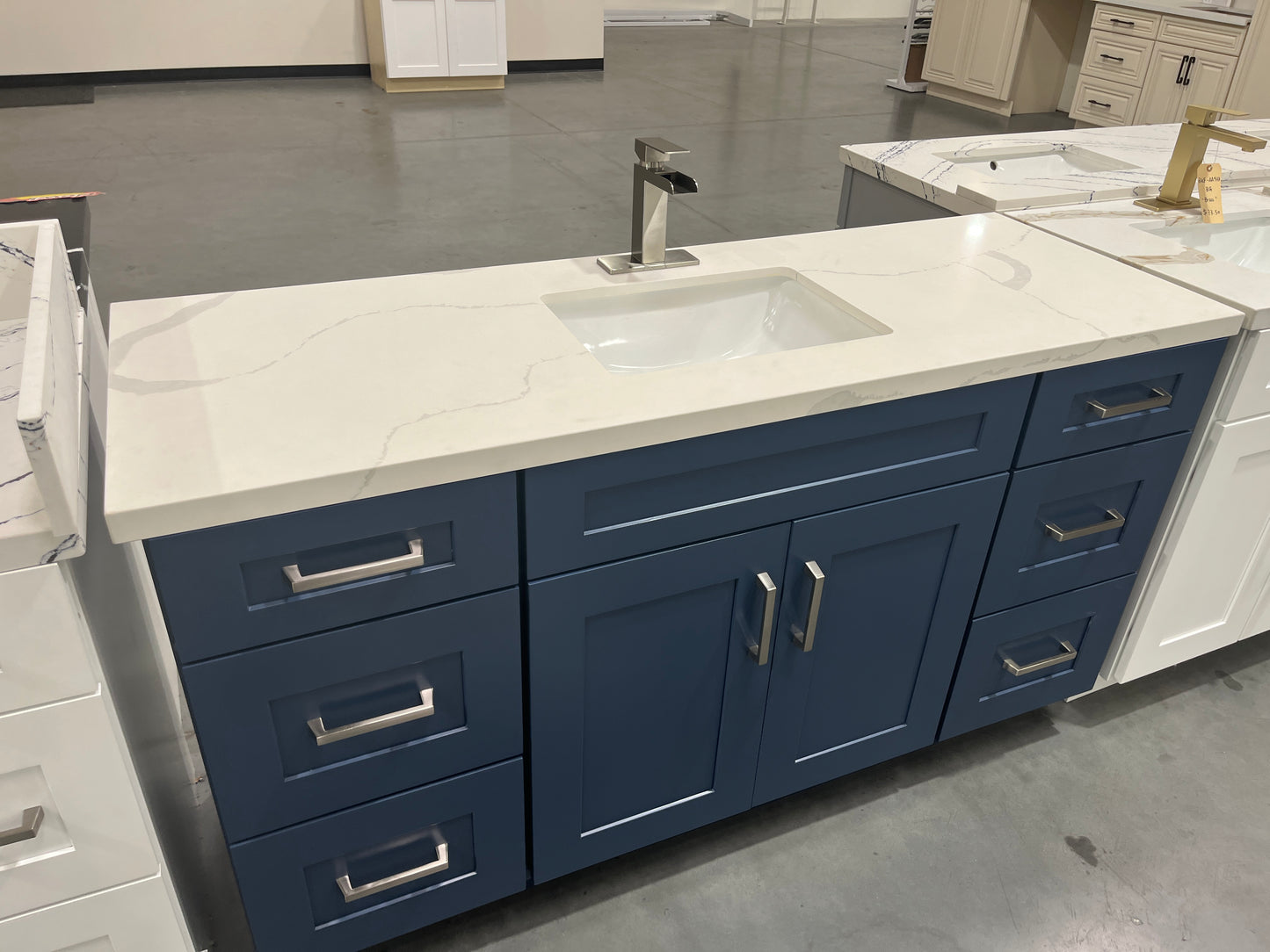 Calacatta White Quartz Vanity Top