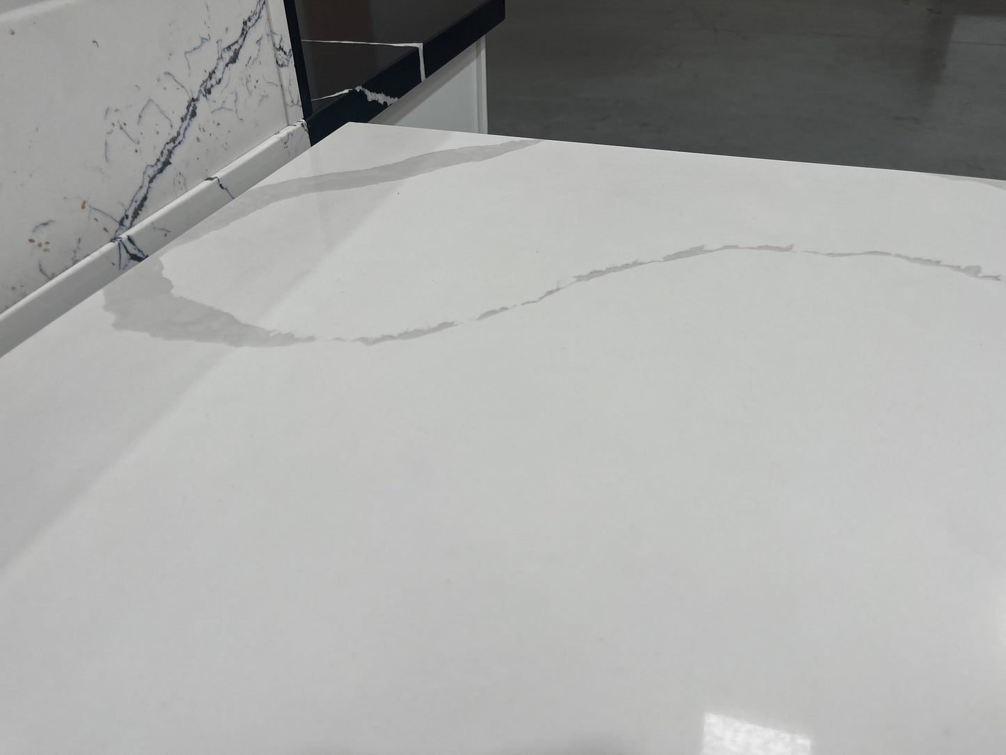 Calacatta White Quartz Vanity Top