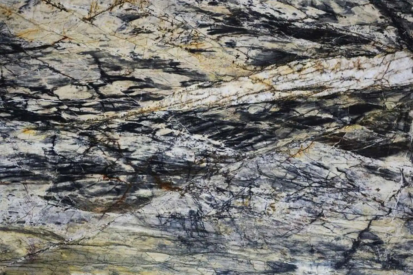 Iron Blue Quartzite Slab