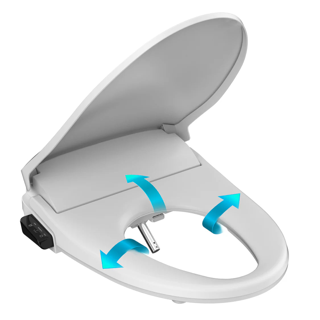 Hydro Well Elongated Bidet Toilet Seat