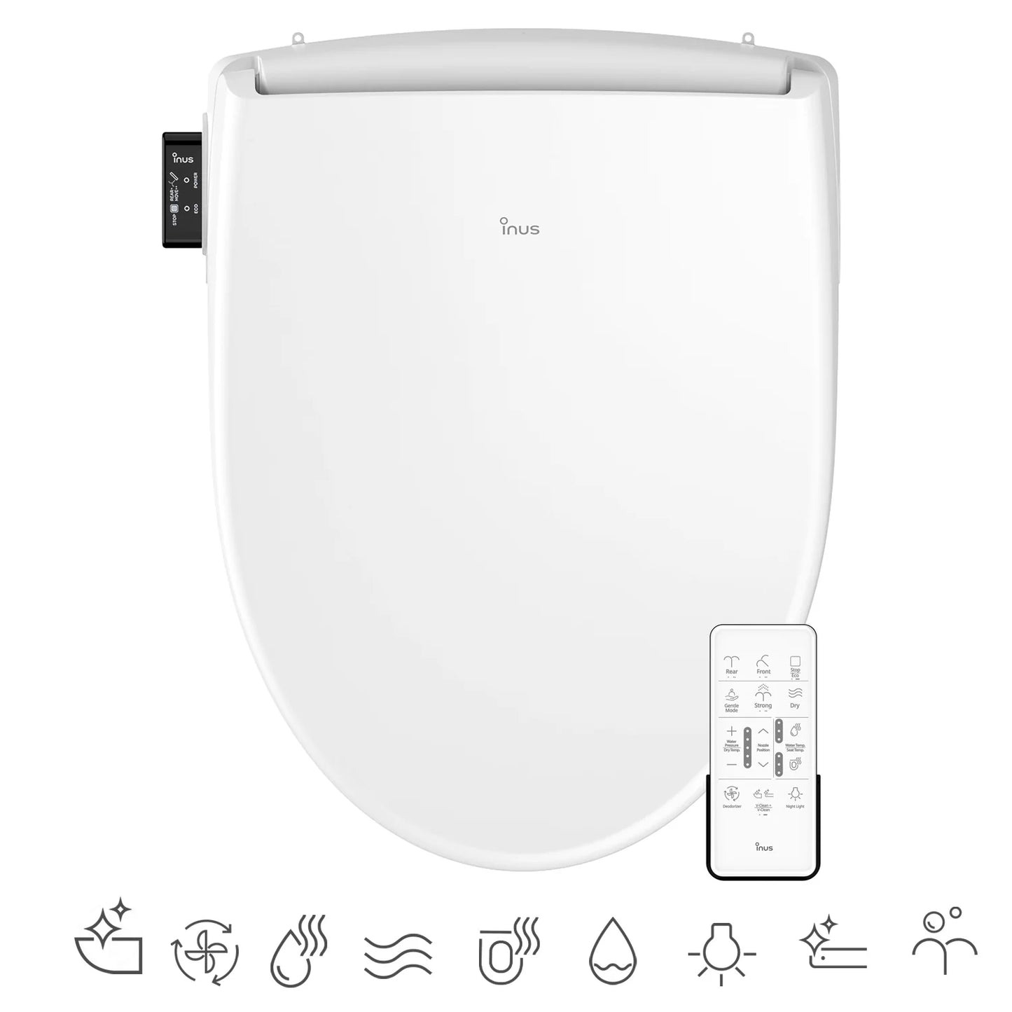 Azure Pond Elongated Bidet Toilet Seat