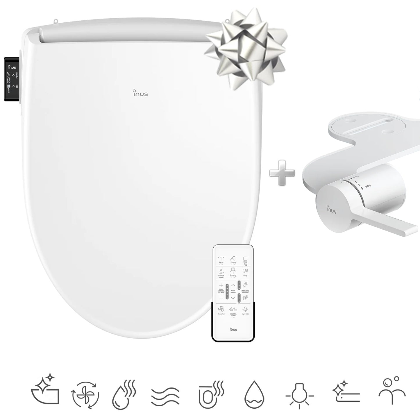 Azure Pond Elongated Bidet Toilet Seat