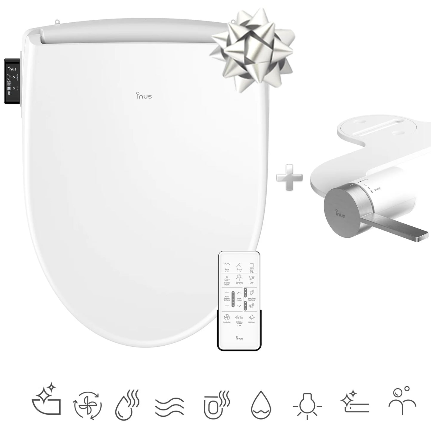 Azure Pond Elongated Bidet Toilet Seat