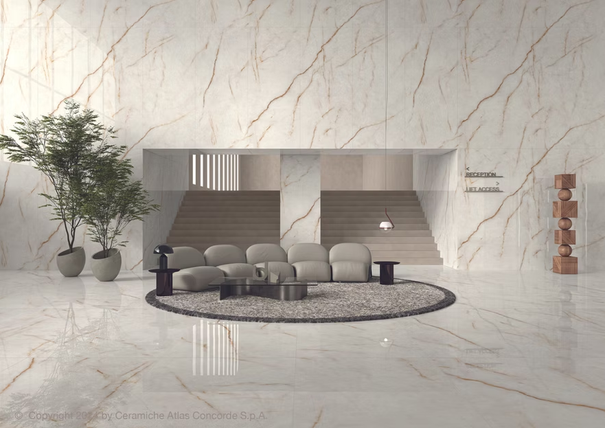 Atlas Concorde HybridSlab™ Ice Crystal Rectified Porcelain Slab