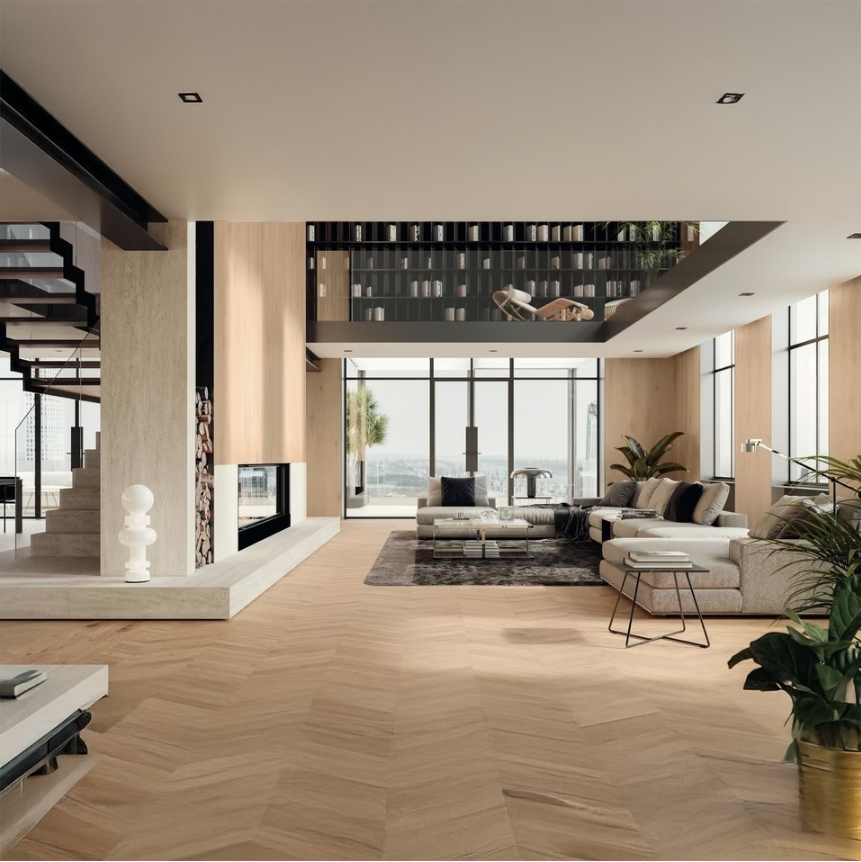 Atlas Concorde HybridSlab™ Icon Oak Line Rectified Porcelain Slab