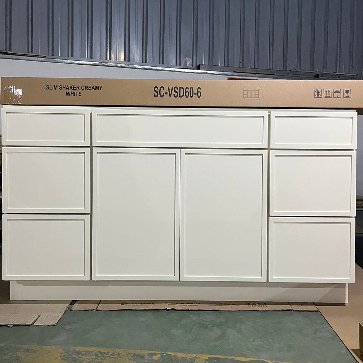 Cream Slim Shaker (Bathroom Vanity Only)