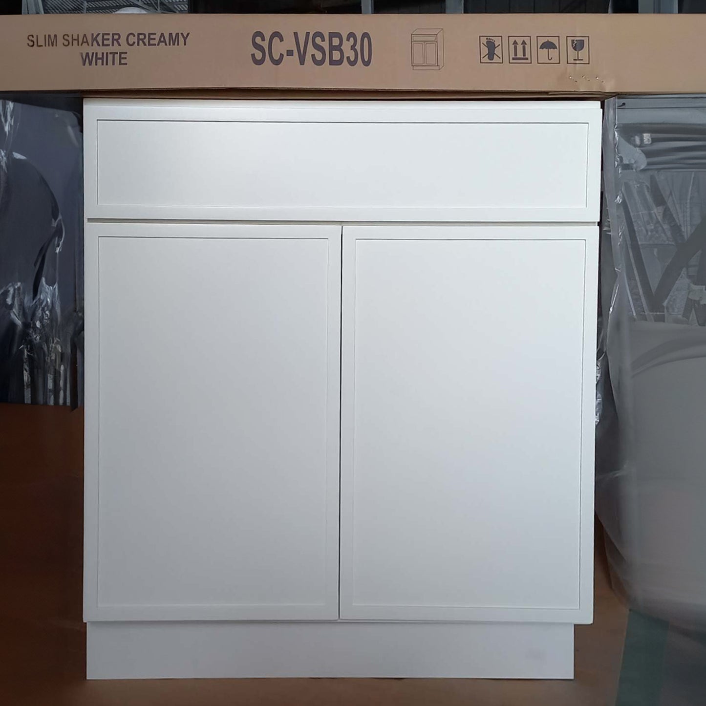 Cream Slim Shaker (Bathroom Vanity Only)
