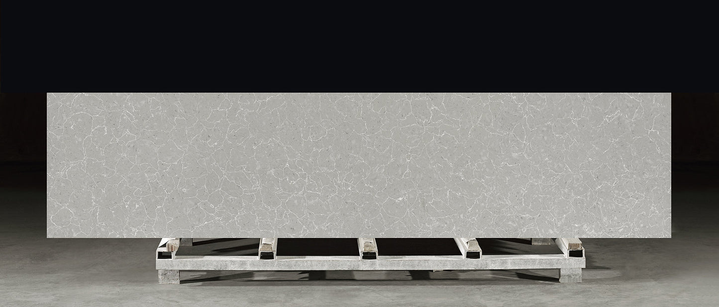 Jaxy Grey Quartz Slab