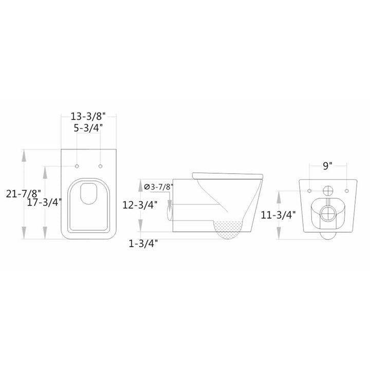 Saar Wall-Mounted Toilet