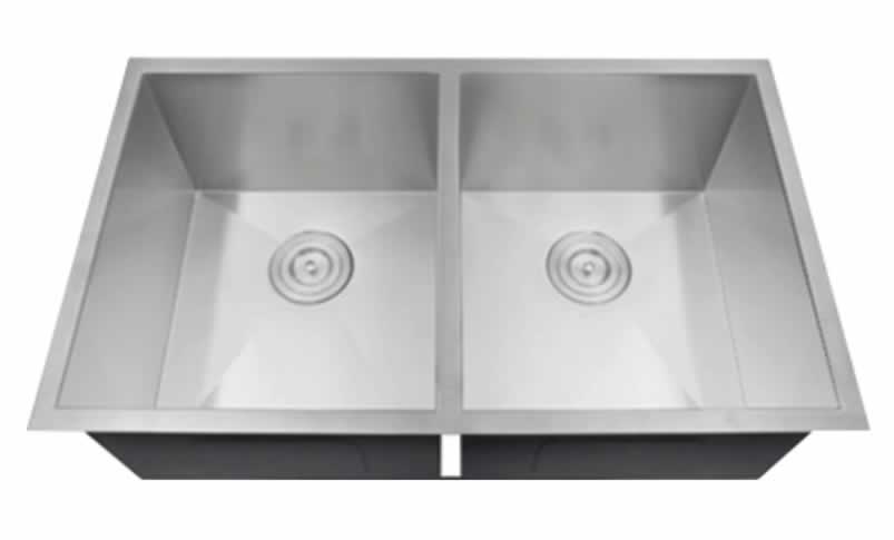 Horatio 33" Stainless Steel Undermount Double Basin Kitchen Sink