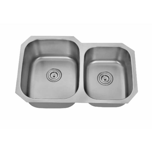 Jessica 32" Stainless Steel Undermount Double Basin Kitchen Sink