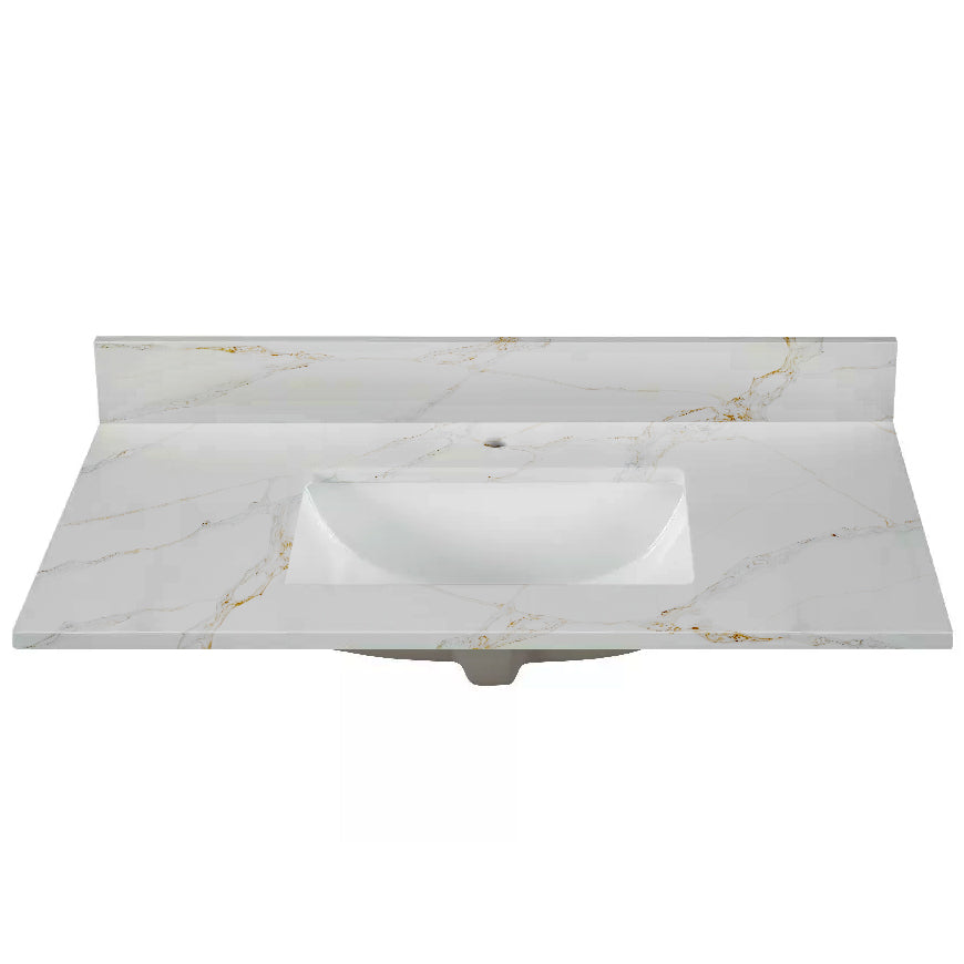 Fantasy Gold Quartz Vanity Top