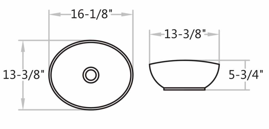 Jemima Ceramic Vessel Bathroom Sink