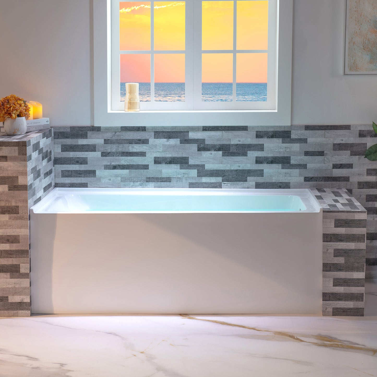 Crique 60" Alcove Bathtub