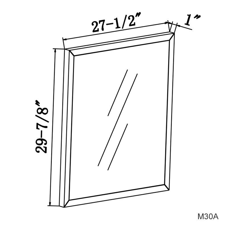 Elin Rectangle PVC Frame