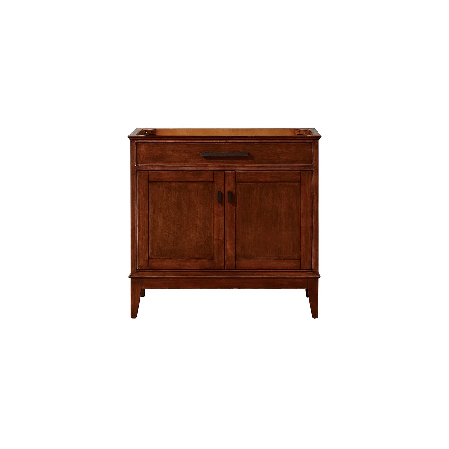 Madison 36" Freestanding Bathroom Vanity with Carrara White Natural Marble Top and Vitreous China Undermount Sink
