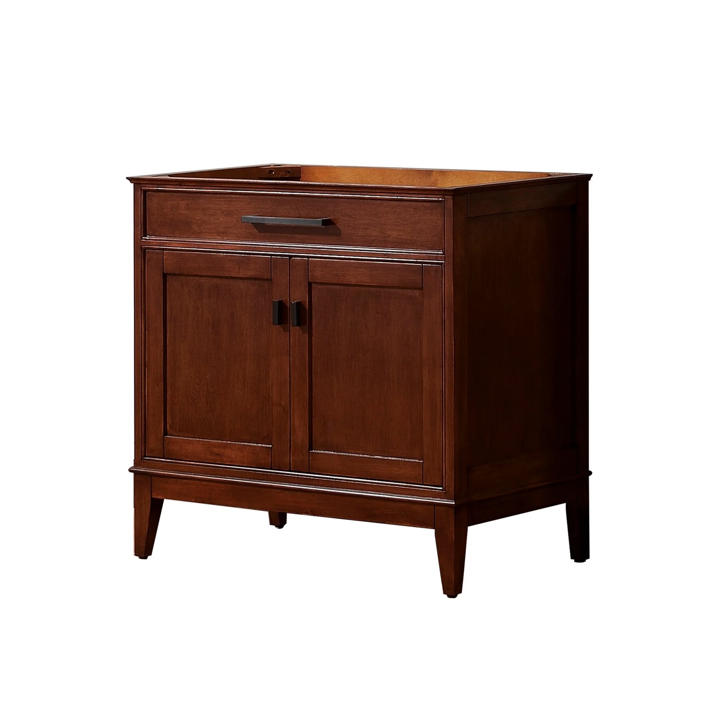 Madison 36" Freestanding Bathroom Vanity with Carrara White Natural Marble Top and Vitreous China Undermount Sink