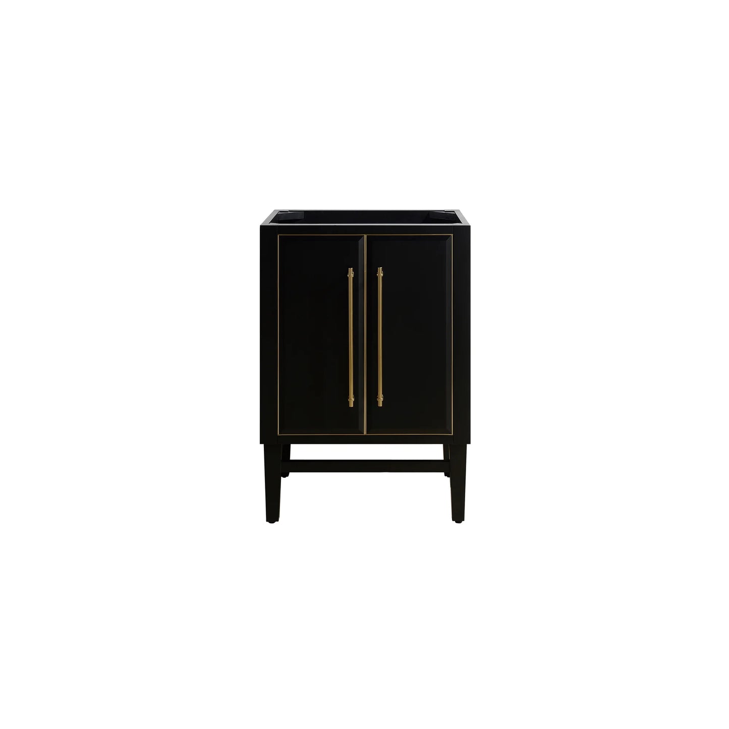 Mason 24" Freestanding Bathroom Vanity with Carrara White Natural Marble Top and Vitreous China Undermount Sink