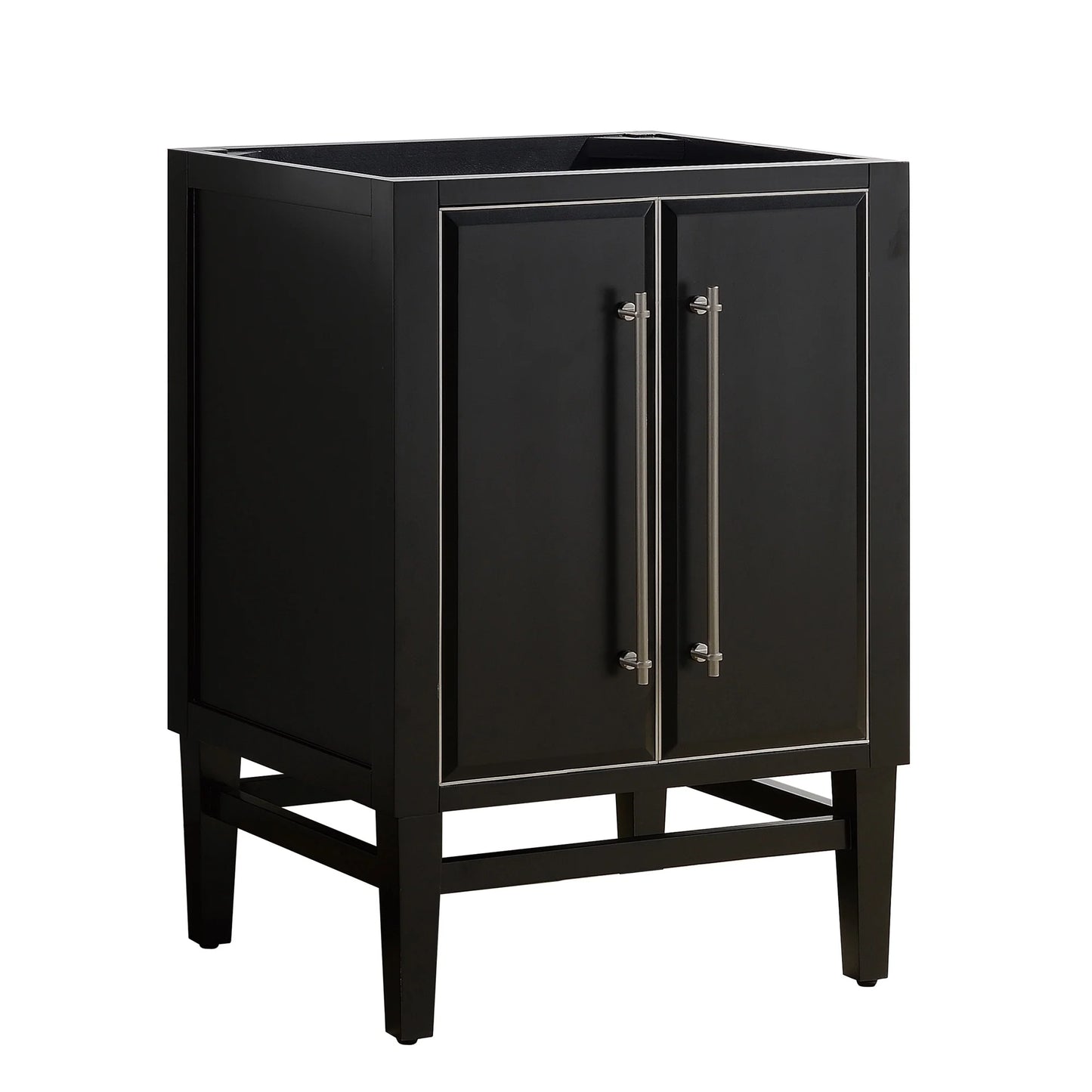 Mason 24" Freestanding Bathroom Vanity with Carrara White Natural Marble Top and Vitreous China Undermount Sink