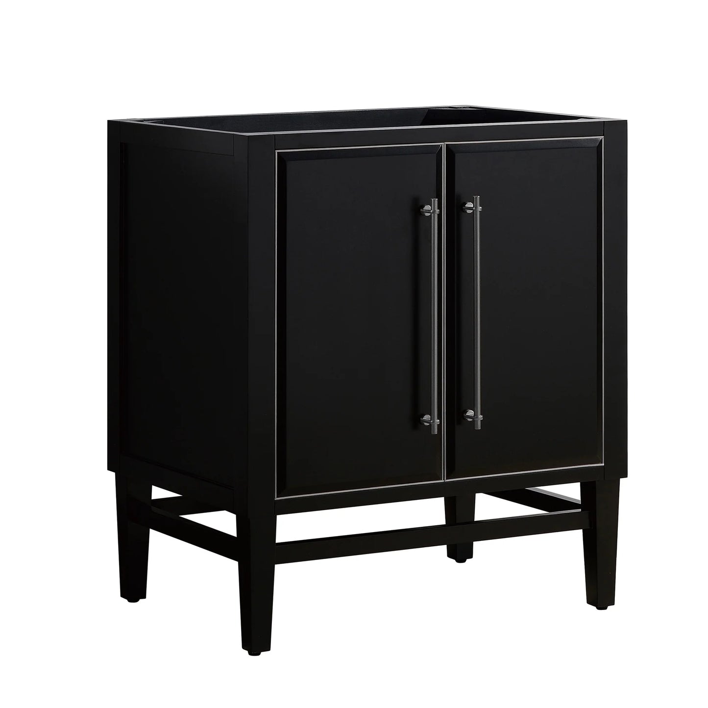 Mason 30" Freestanding Bathroom Vanity with Carrara White Natural Marble Top and Vitreous China Undermount Sink