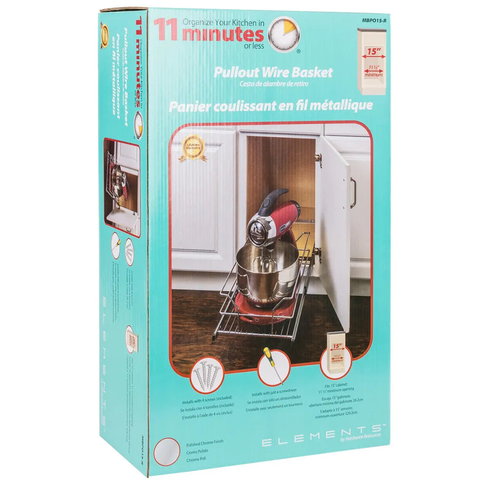Umberto Metal Pullout Basket