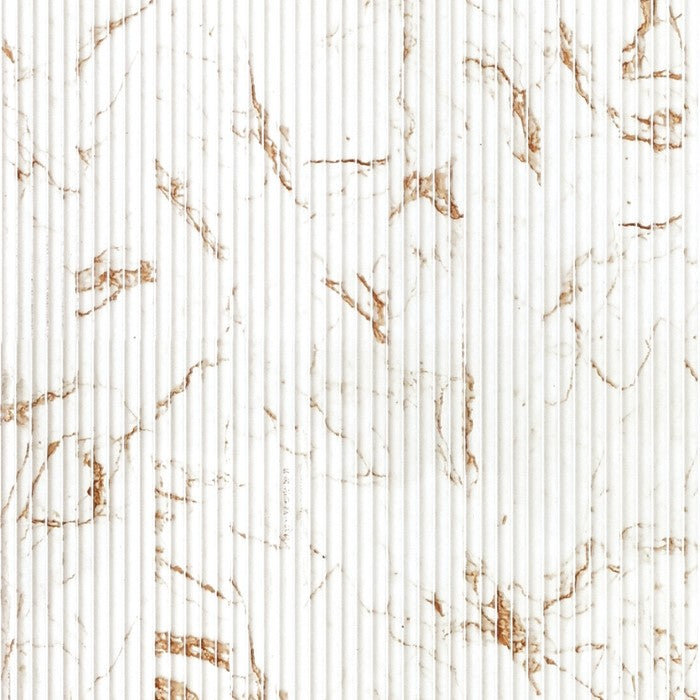 Gilded Vein Scallop Polypropylene Interior Decorative Wall Panel