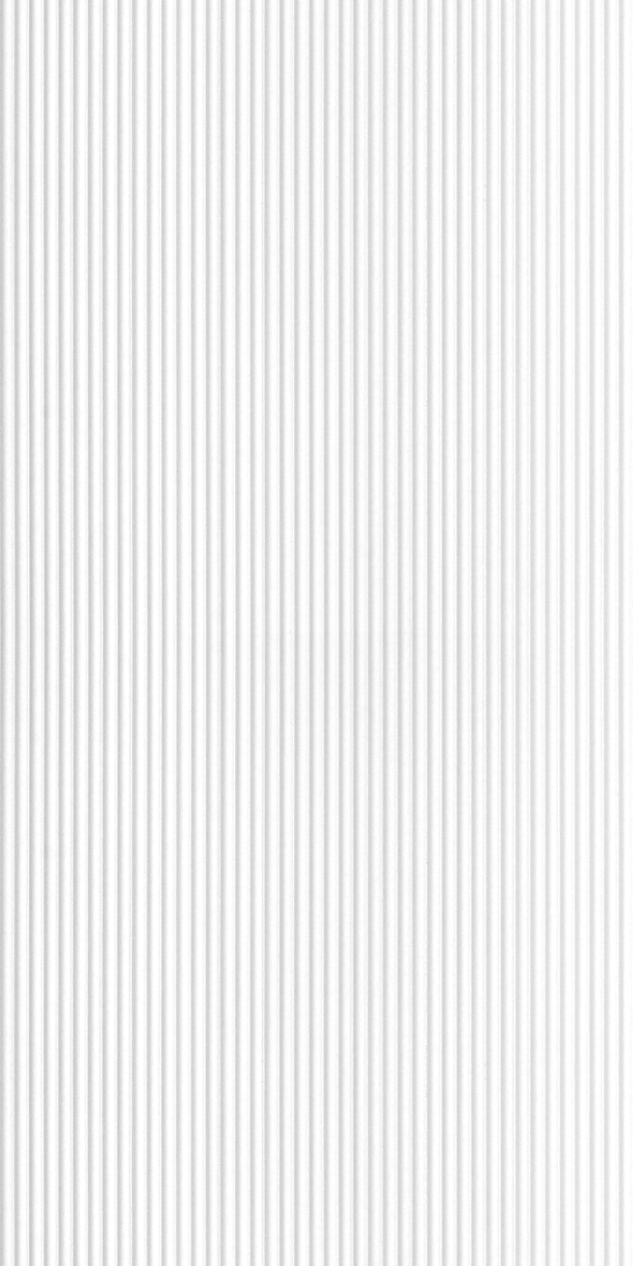 Frost White Scallop Polypropylene Interior Decorative Wall Panel