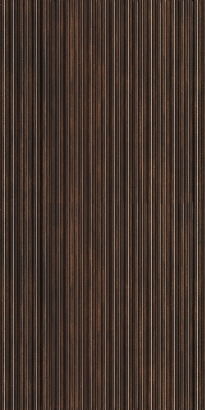 Dark Oak Scallop Polypropylene Interior Decorative Wall Panel