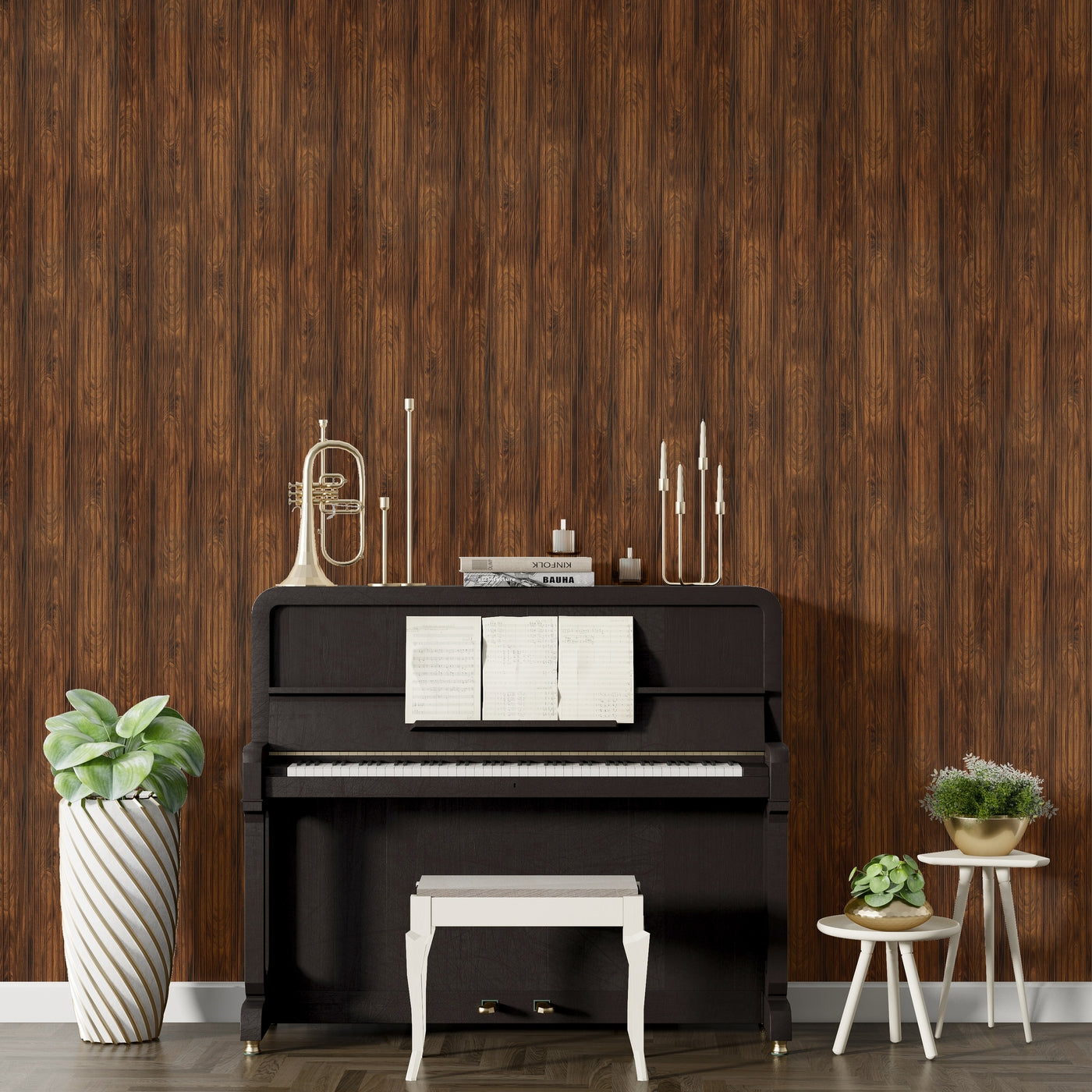 Alder Slatted Polypropylene Interior Decorative Wall Panel