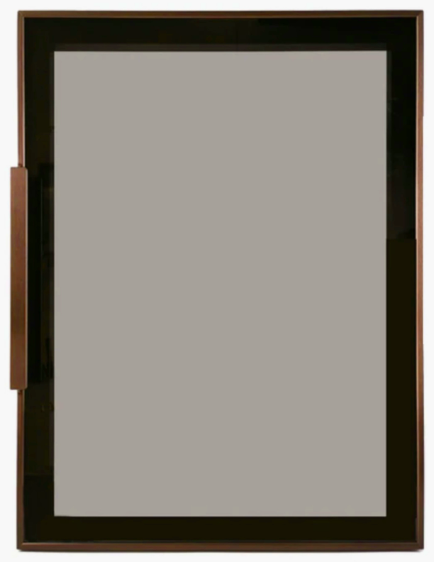 Gold Aluminum Frame Clear Tempered Glass