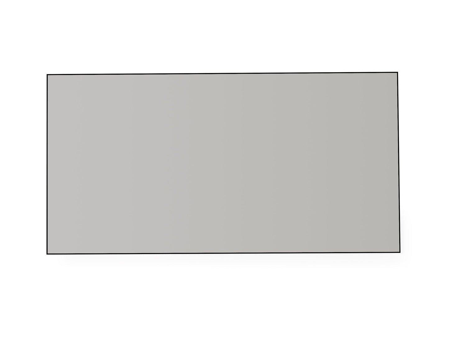 Ocala Mirror, Matte Black, 60 inch LED