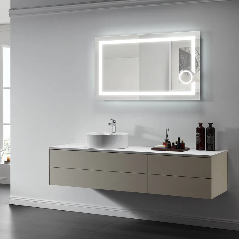 Iris Frameless LED Mirror