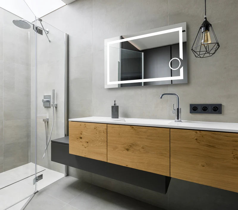 Iris Frameless LED Mirror
