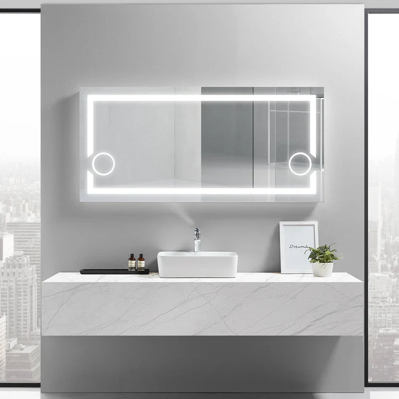 Gemini Frameless LED Mirror