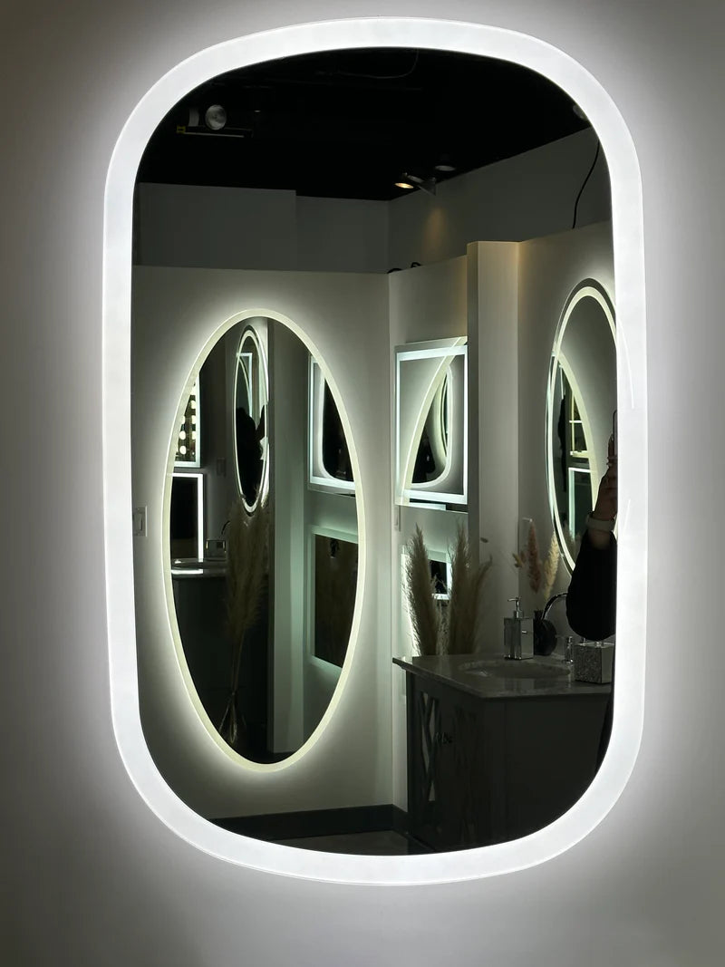 Meridian Pill Frameless LED Mirror