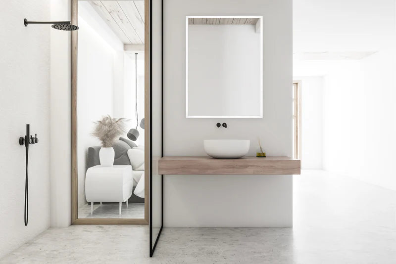 Cassini I Frameless LED Mirror Medicine Cabinet