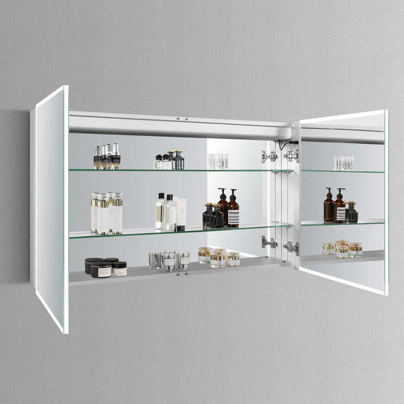 Cassini II Frameless LED Mirror Medicine Cabinet