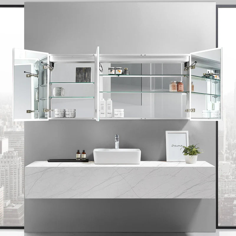 Cassini III Frameless LED Mirror Medicine Cabinet
