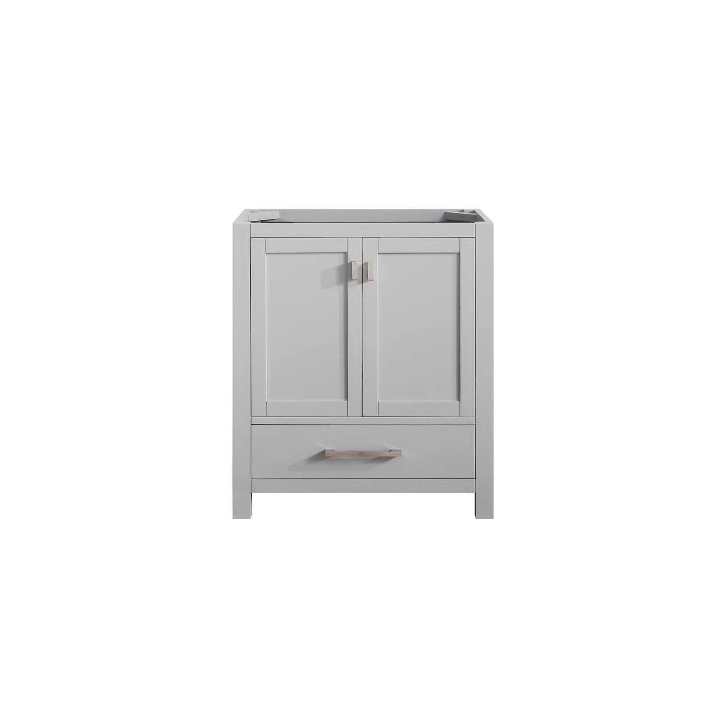 Modero 30" Freestanding Bathroom Vanity with Stone Top and Vitreous China Undermount Sink